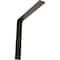 Ekena Millwork Hamilton Steel Bracket, Antiqued Brass 2"W x 14"D x 14"H BKTM02X14X14HAABS - alternate 1
